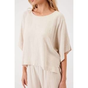 NEW KYLIE PAIGE kim short sleeve shirt in khaki